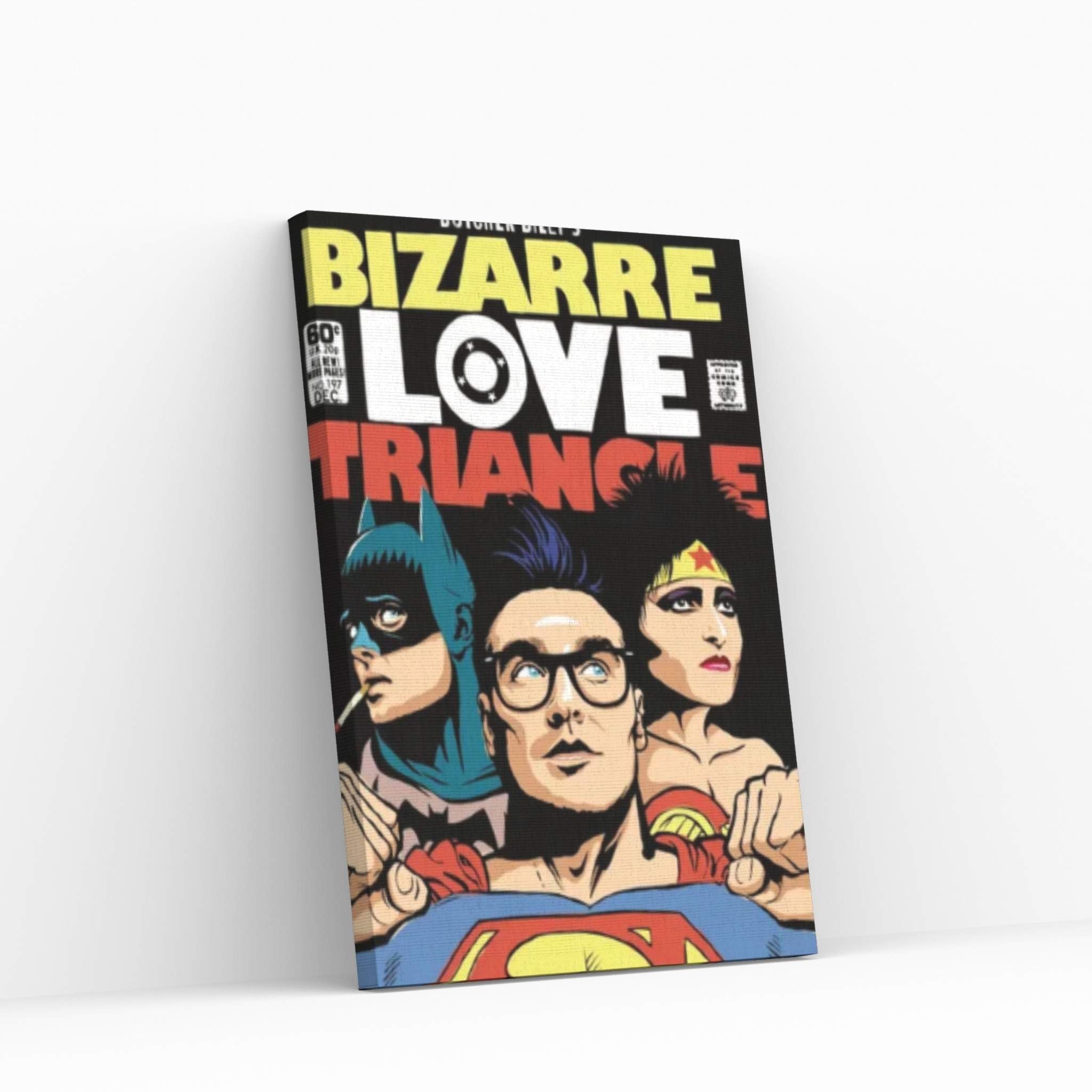 Bizarre Love Triangle - The Post-Punk Edition Canvas Wall Art - Y Canvas