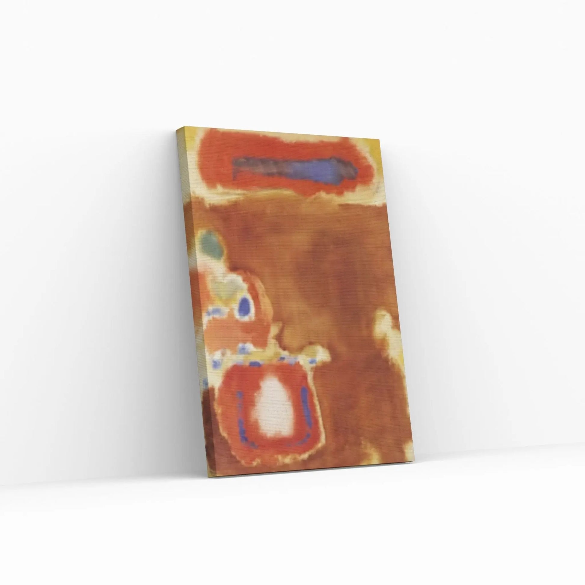 Mark Rothko Print Exhibition Canvas Wall Art,Red Exhibition Mark Rothko Art - Y Canvas