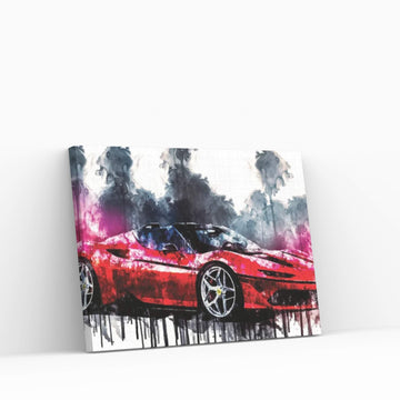 2017 Ferrari J50 Canvas Wall Art - Y Canvas