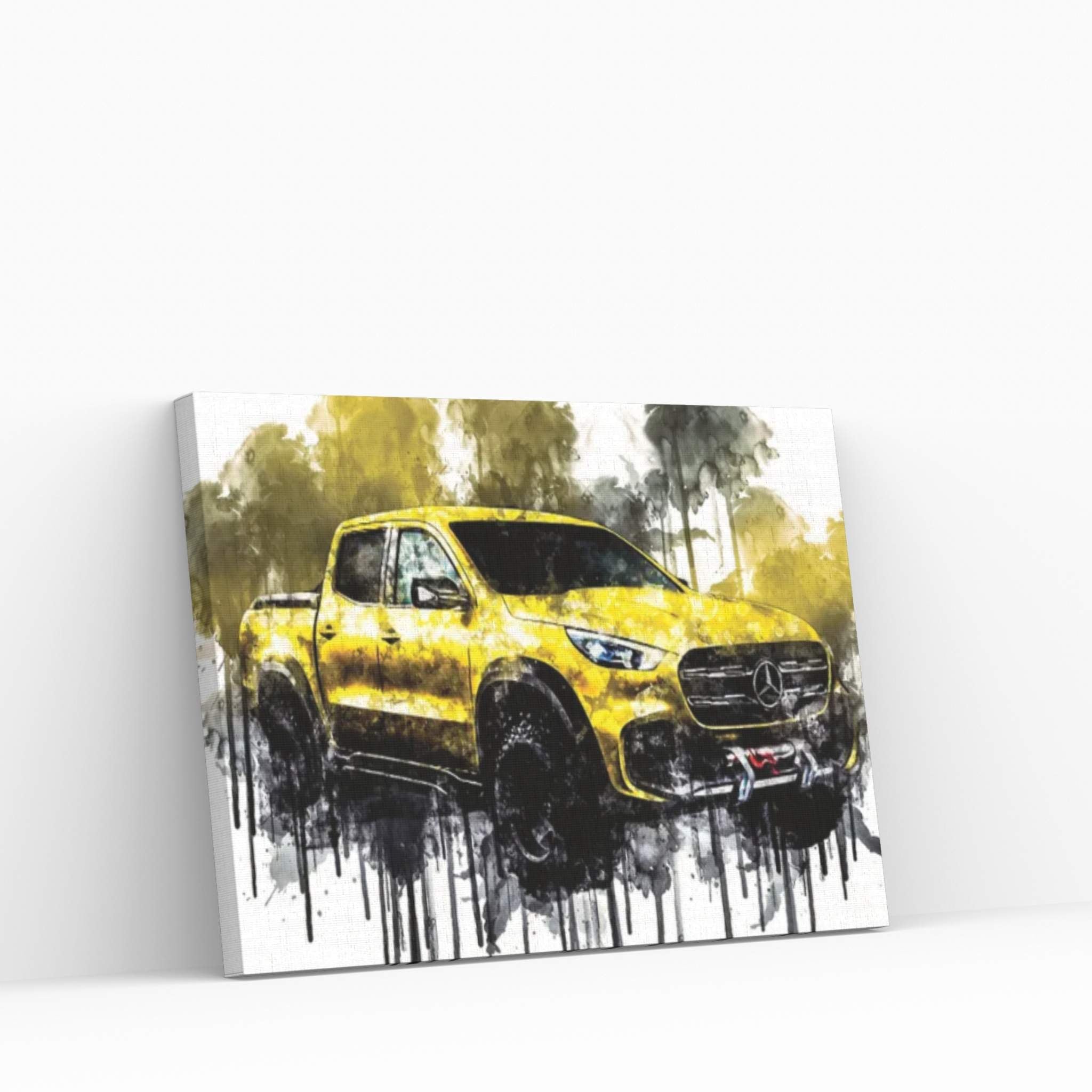 2017 Mercedes Benz Concept X Class Adventurer Pickup Vehicle CCIV Canvas Wall Art - Y Canvas