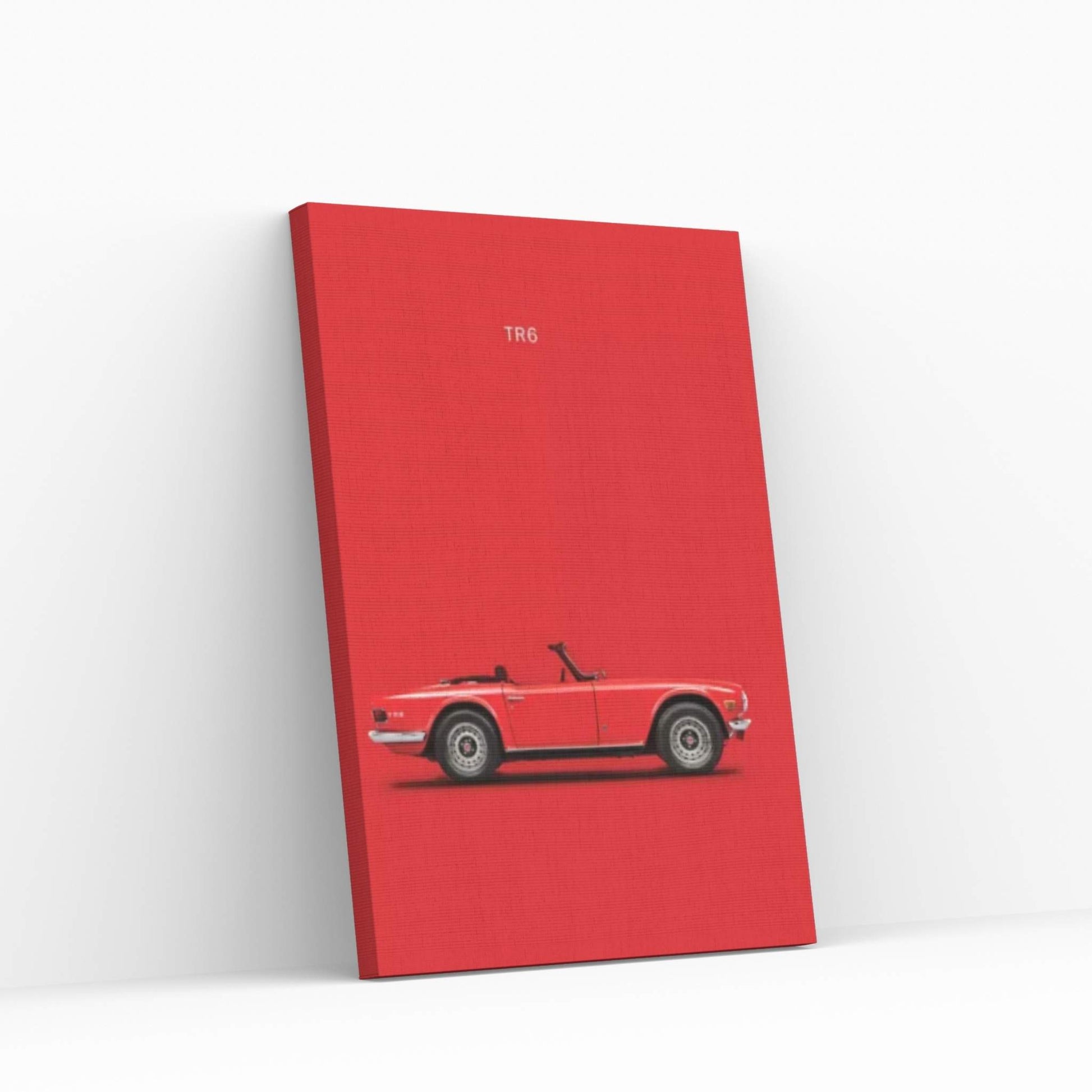 Triumph TR6 Canvas Wall Art - Y Canvas