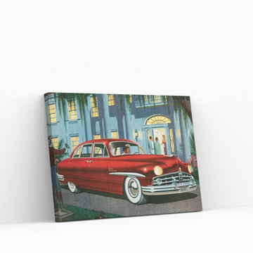 1949 Lincoln Magazine Advert Canvas Wall Art - Y Canvas