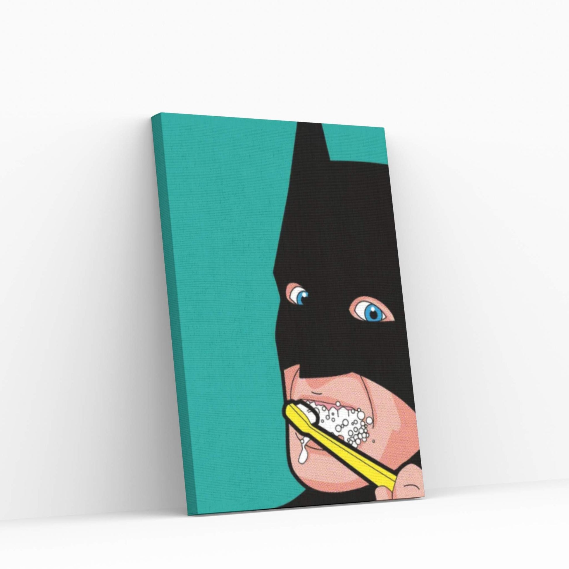 Bat-Brush Canvas Wall Art - Y Canvas