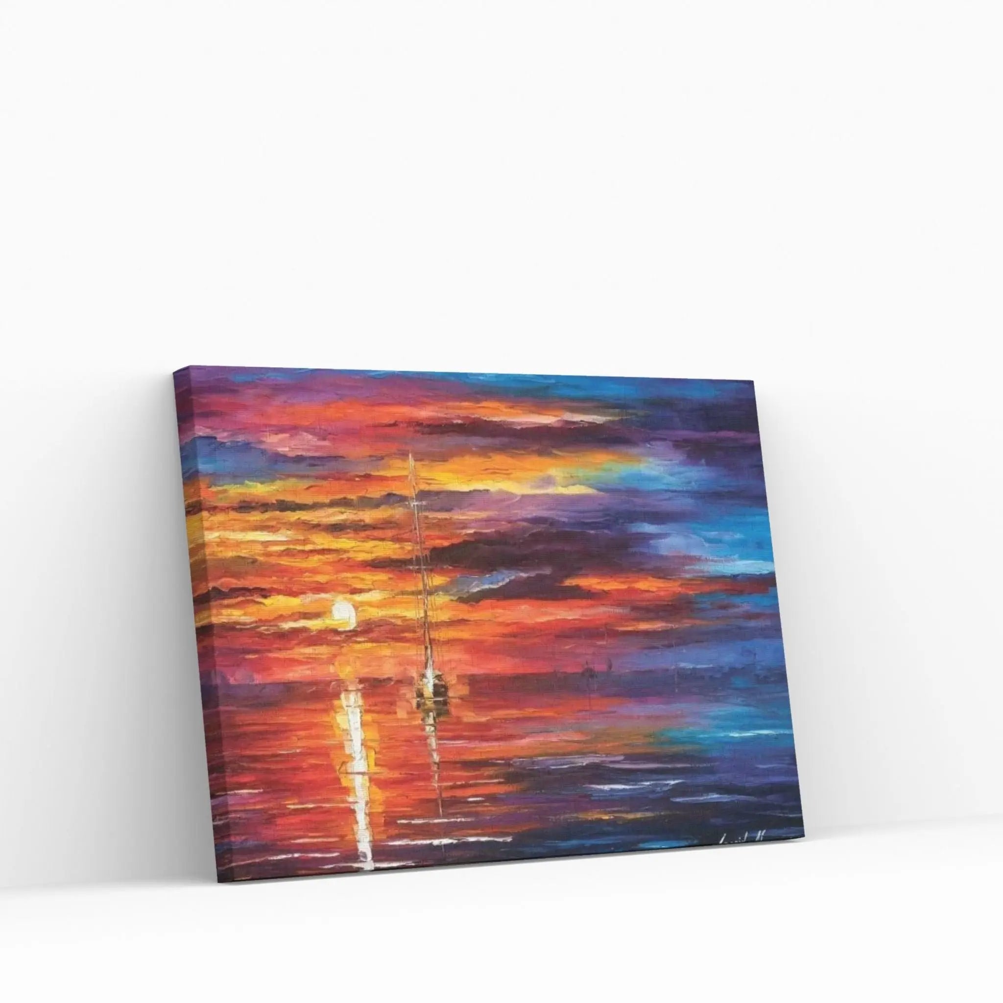 Sky Glows Canvas Wall Art - Y Canvas