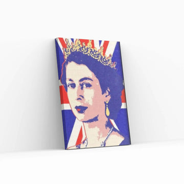 England Queen Canvas Painting Pop Art Posters and Prints Pictures for Living Room Home Decor - Y Canvas