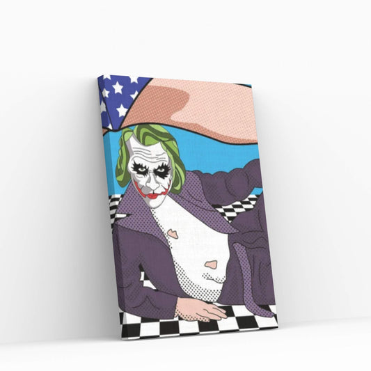 Joker Bod Canvas Wall Art - Y Canvas