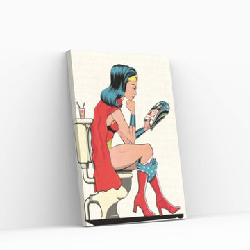 WW Loo Canvas Wall Art - Y Canvas