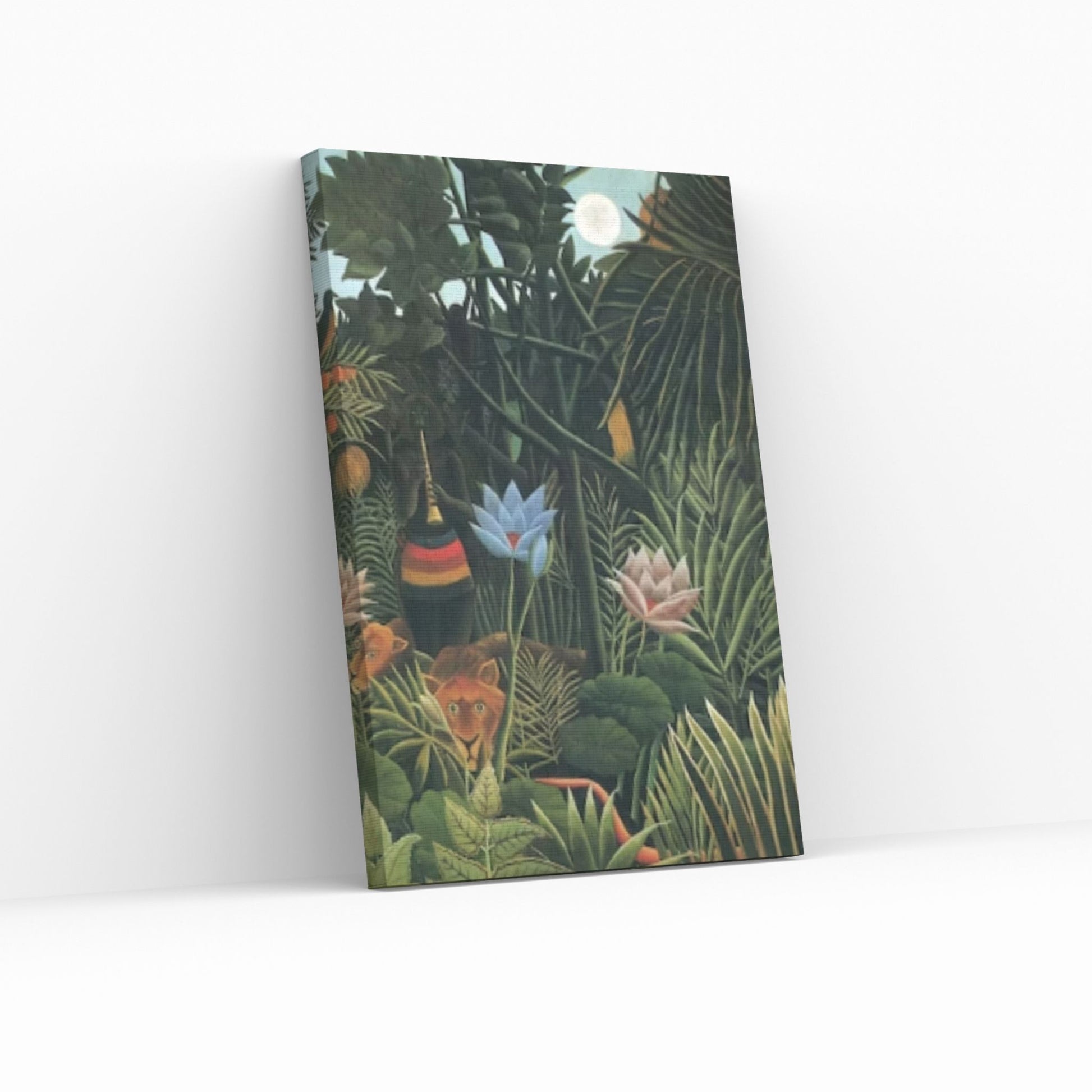 Henri Rousseau The Dream Canvas Wall Art Poster, Tropical Exhibition Canvas Wall Art Poster - Y Canvas