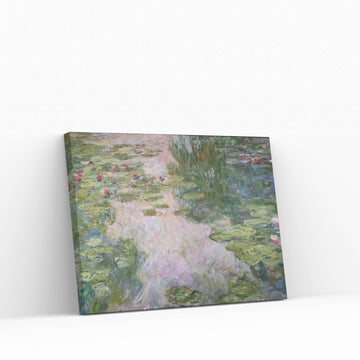 Water Lilies Canvas Wall Art - Y Canvas