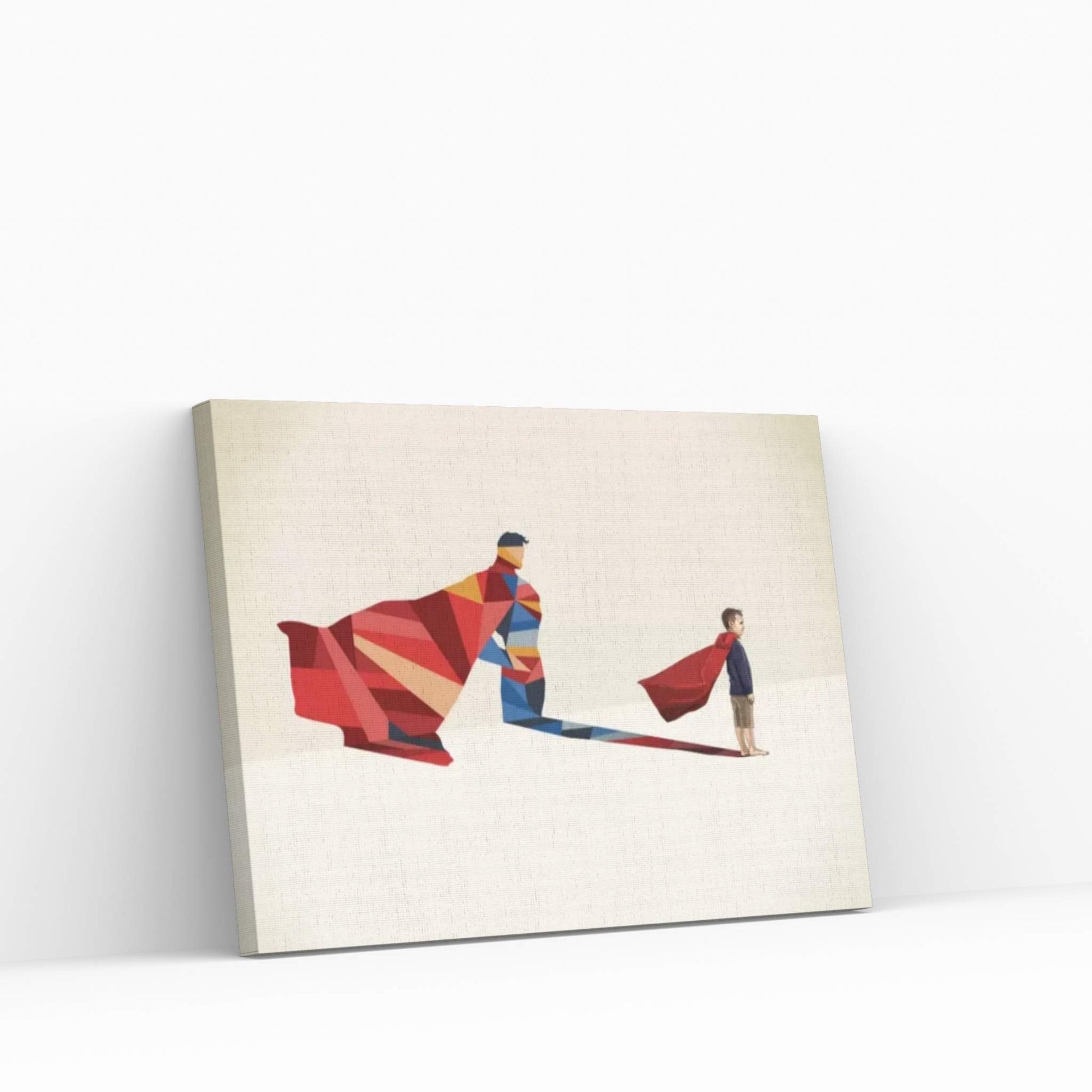 Walking Shadow Hero I Canvas Wall Art - Y Canvas