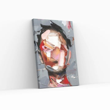 Woman Portrait Canvas Wall Art, Abstract Face Canvas Art, Portrait Painting Canvas, Colorful - Y Canvas