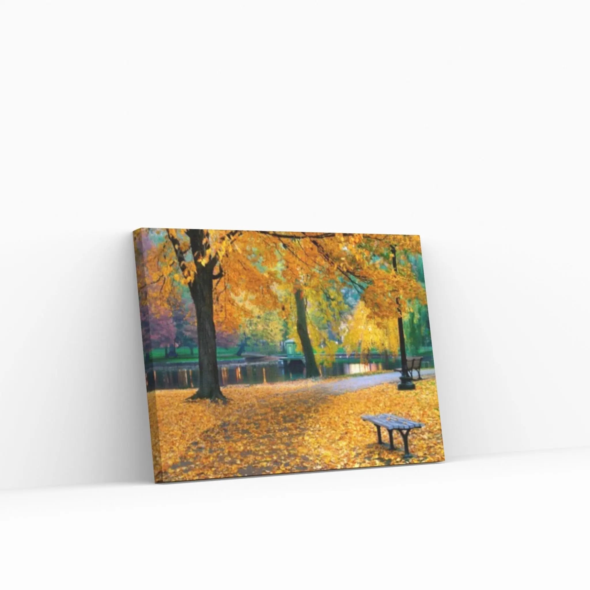 Autumn Landscape Canvas Wall Art Decor, Autumn Landscape Art Canvas, Autumn Printed, Forest Landscape Canvas Art - Y Canvas