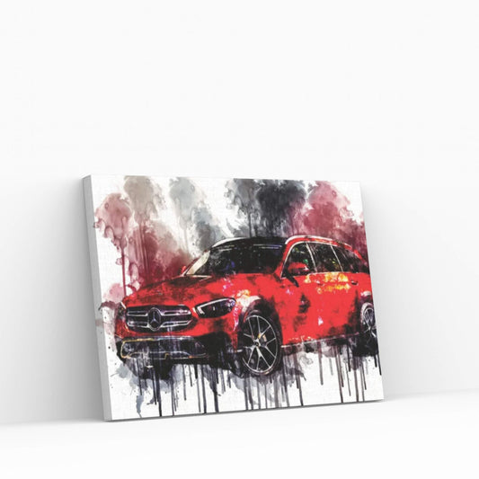 Car 2021 Mercedes-Benz E 450 4Matic All-Terrain Canvas Wall Art - Y Canvas