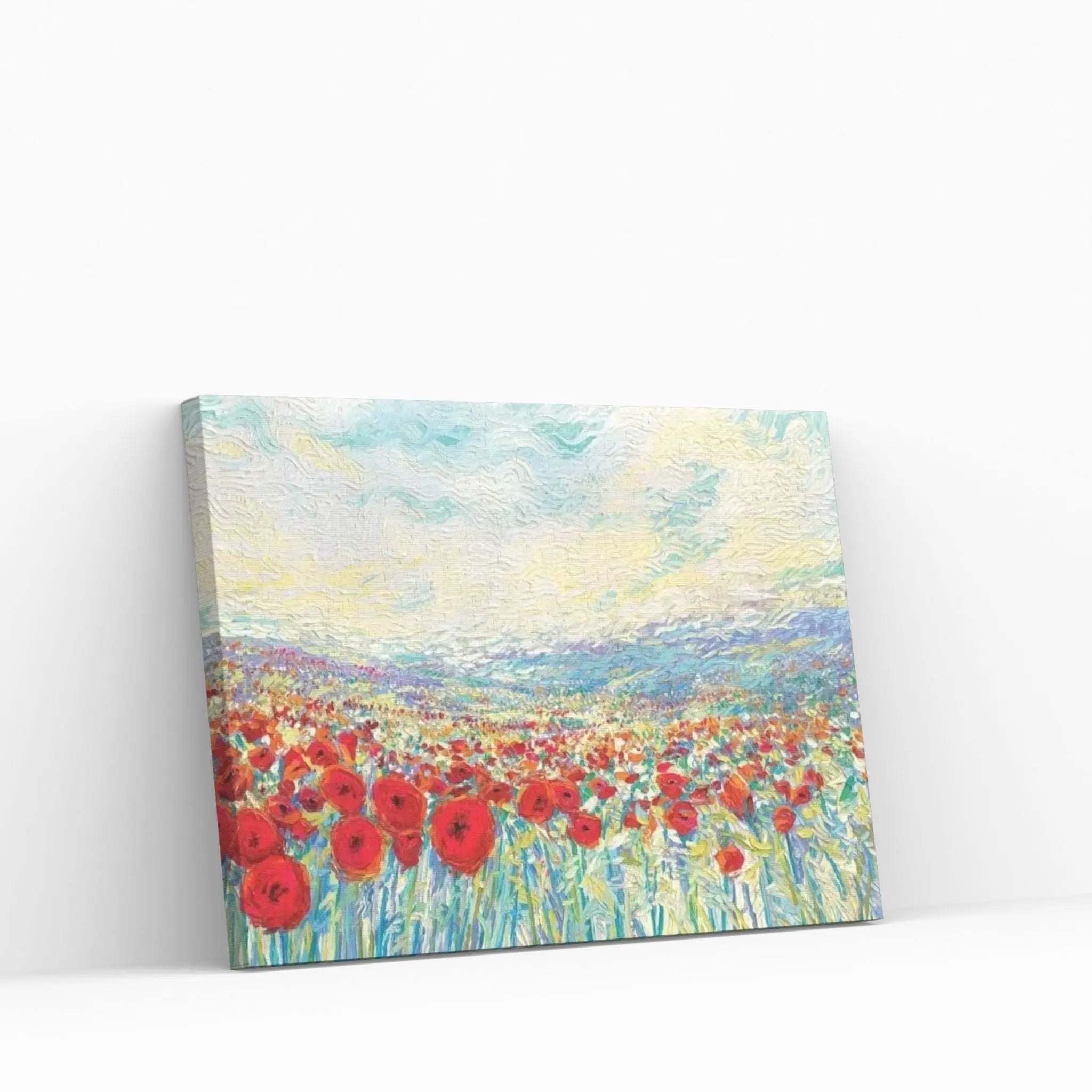 Poppies Of Oz Canvas Wall Art - Y Canvas