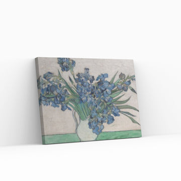 Vincent Van Gogh Canvas Wall Art Irises (1890) Posters, Oleanders print, Roses in a vase Poster - Y Canvas