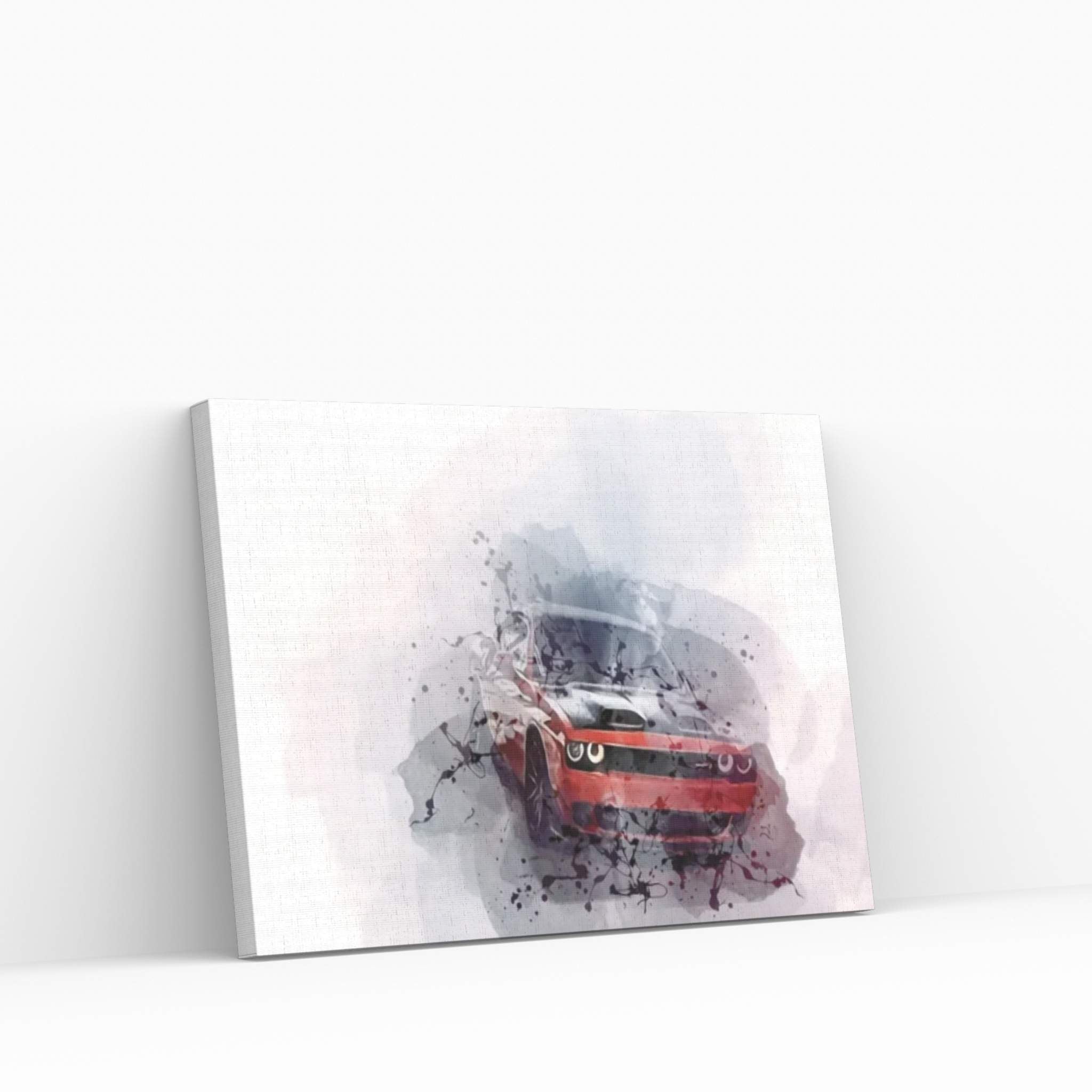 Dodge Challenger Srt Hellcat Exterior Canvas Wall Art - Y Canvas