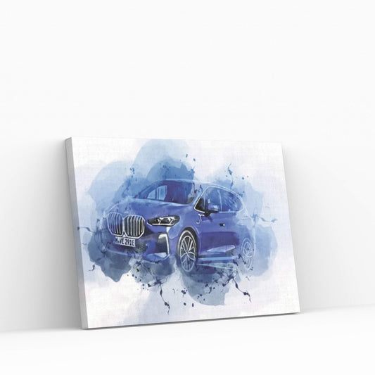 BMW 230E Xdrive Active Tourer M Sport 2021 Canvas Wall Art - Y Canvas