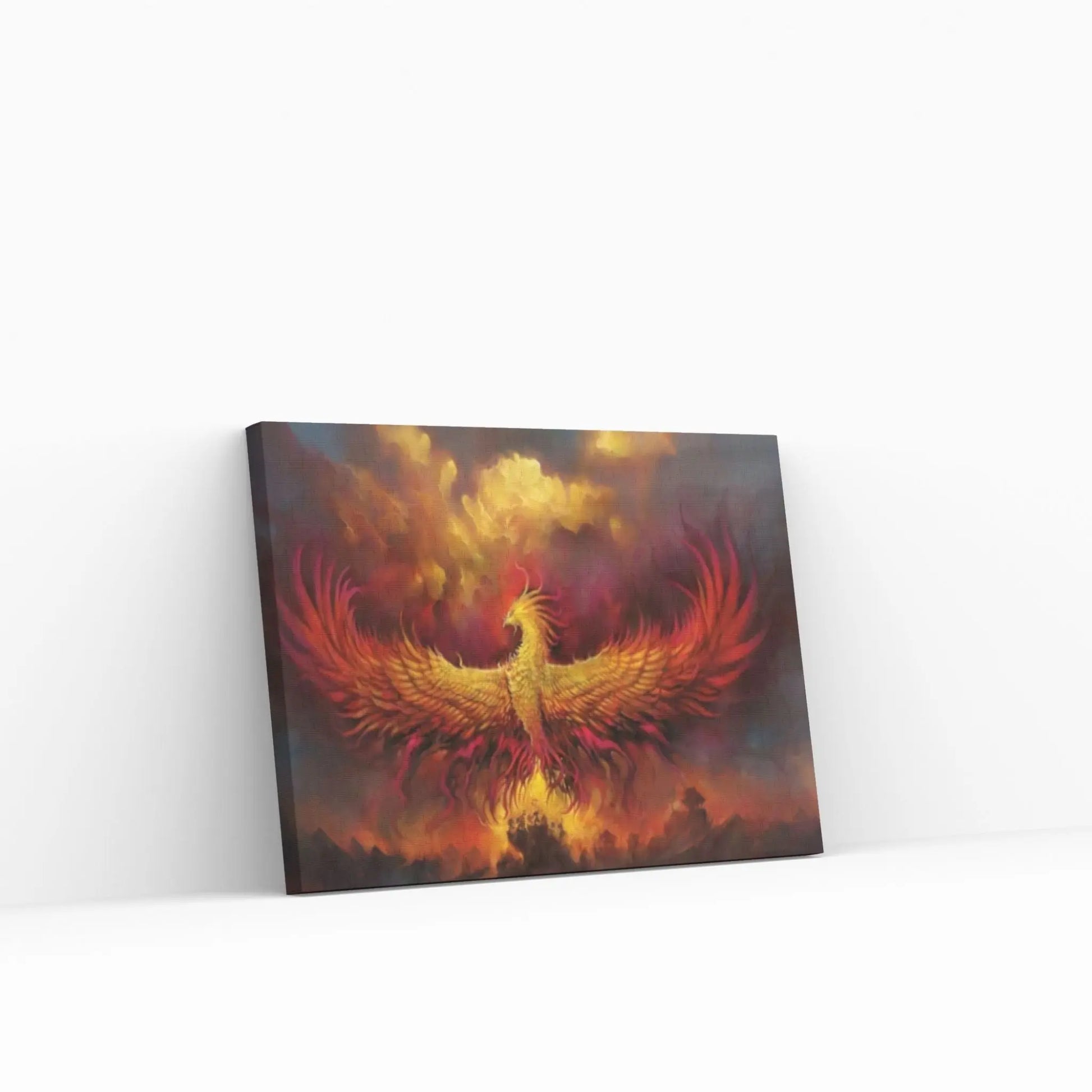 Phoenix Rebirth Canvas, Canvas Wall Art Print Poster Frame Option Canvas Design - Y Canvas