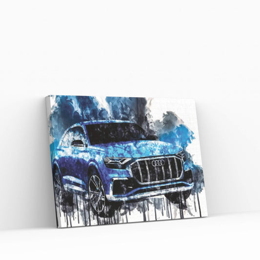 2018 Audi Q8 Concept Canvas Wall Art - Y Canvas