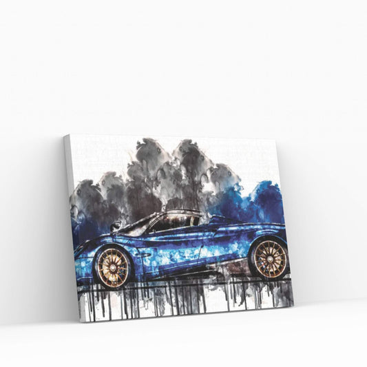 2017 Pagani Huayra Roadster Vehicle CCL Canvas Wall Art - Y Canvas