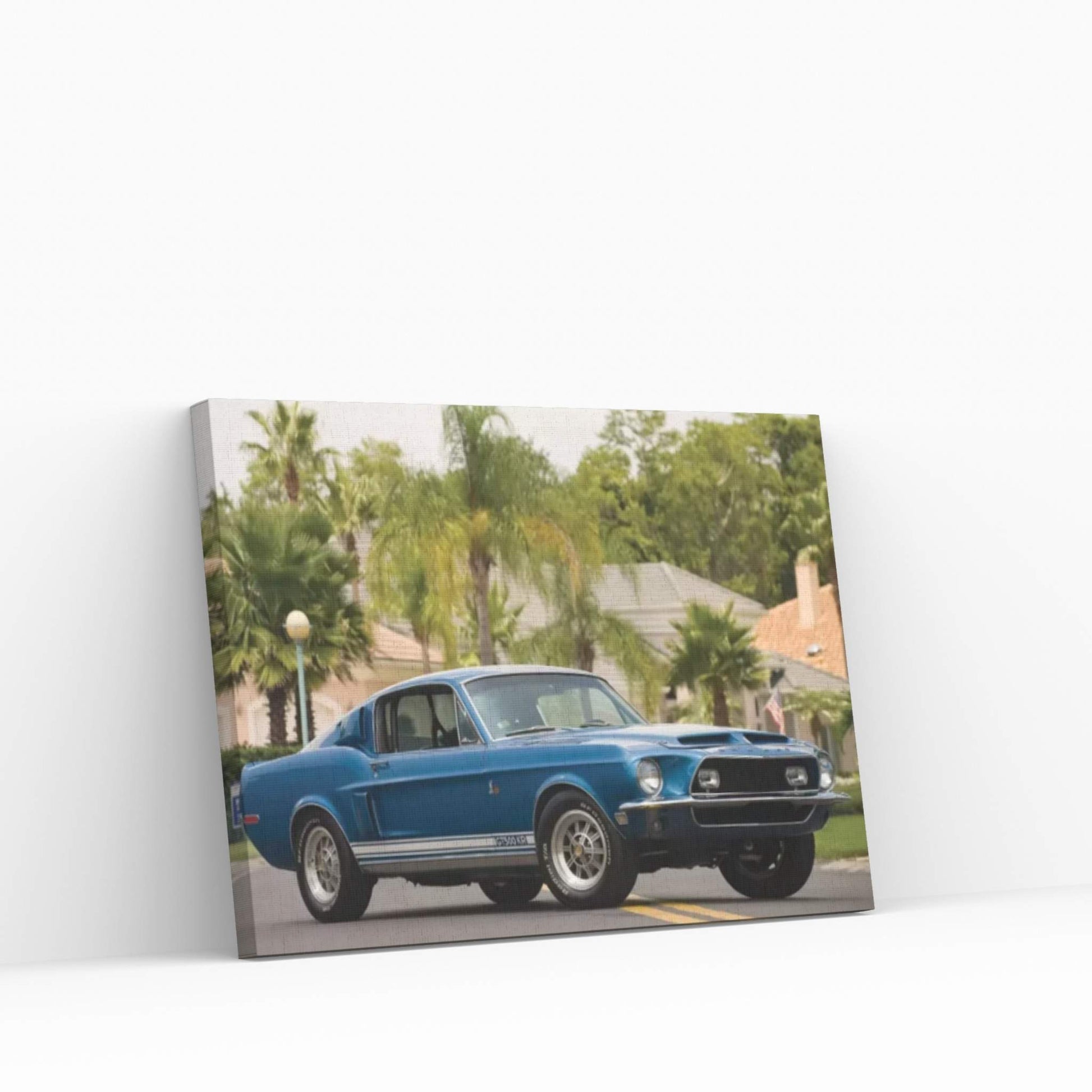 1968 Shelby Gt 500 Kr Fastback Canvas Wall Art - Y Canvas