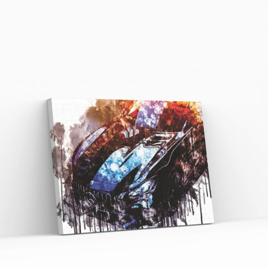 Car 2018 Edo Competition Mercedes AMG GT R Canvas Wall Art - Y Canvas