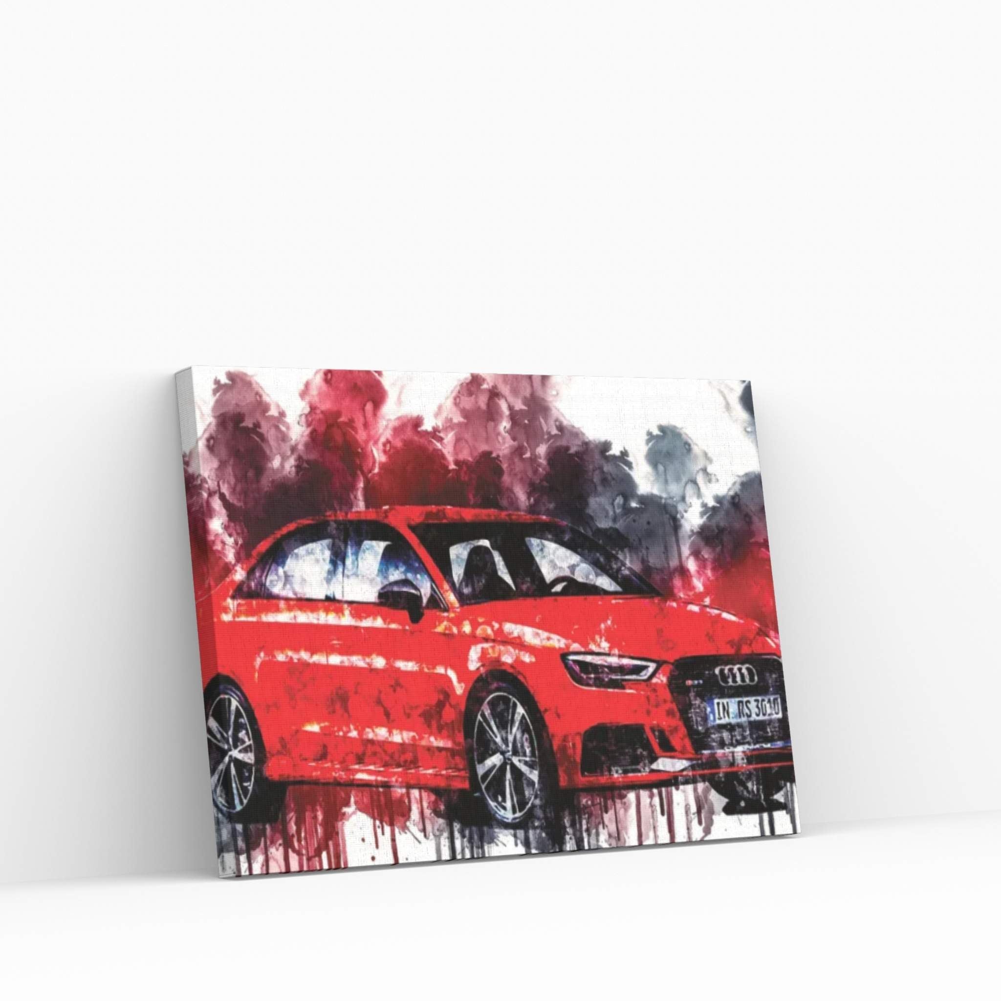 Car 2017 Audi RS3 Canvas Wall Art - Y Canvas