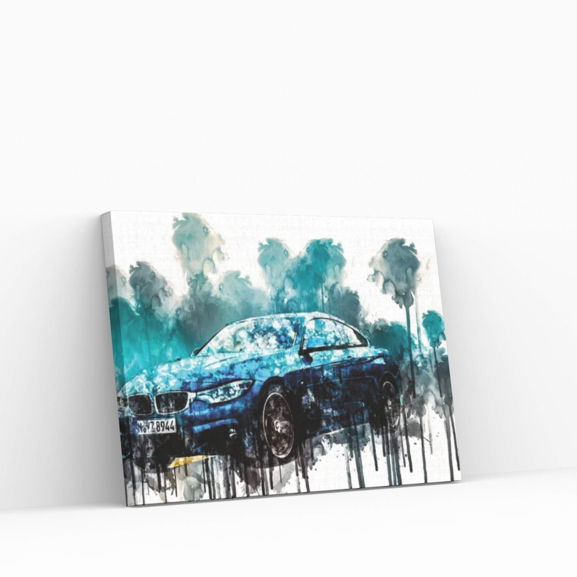 2018 BMW Series M Sport Coupe Canvas Wall Art - Y Canvas