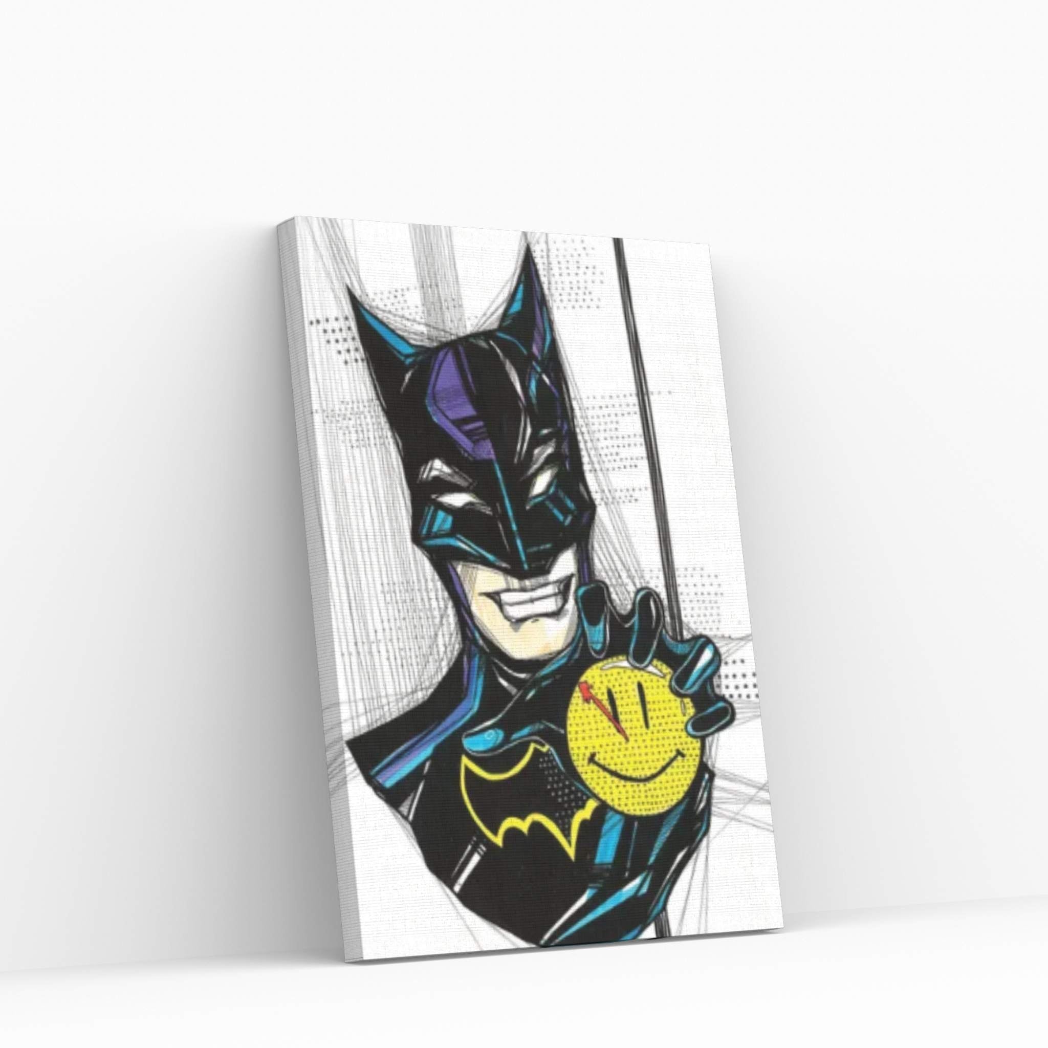 Angry Batman Canvas Wall Art - Y Canvas