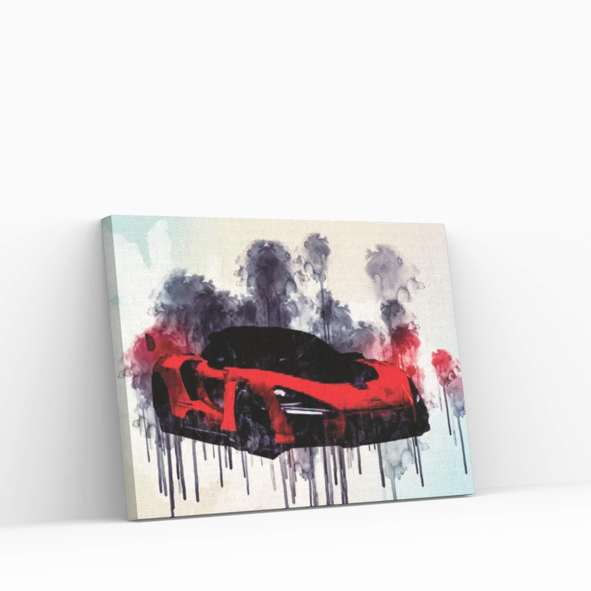 Mclaren Senna 2019 Hypercar Mclaren P1 Red Supercar Sports Canvas Wall Art - Y Canvas