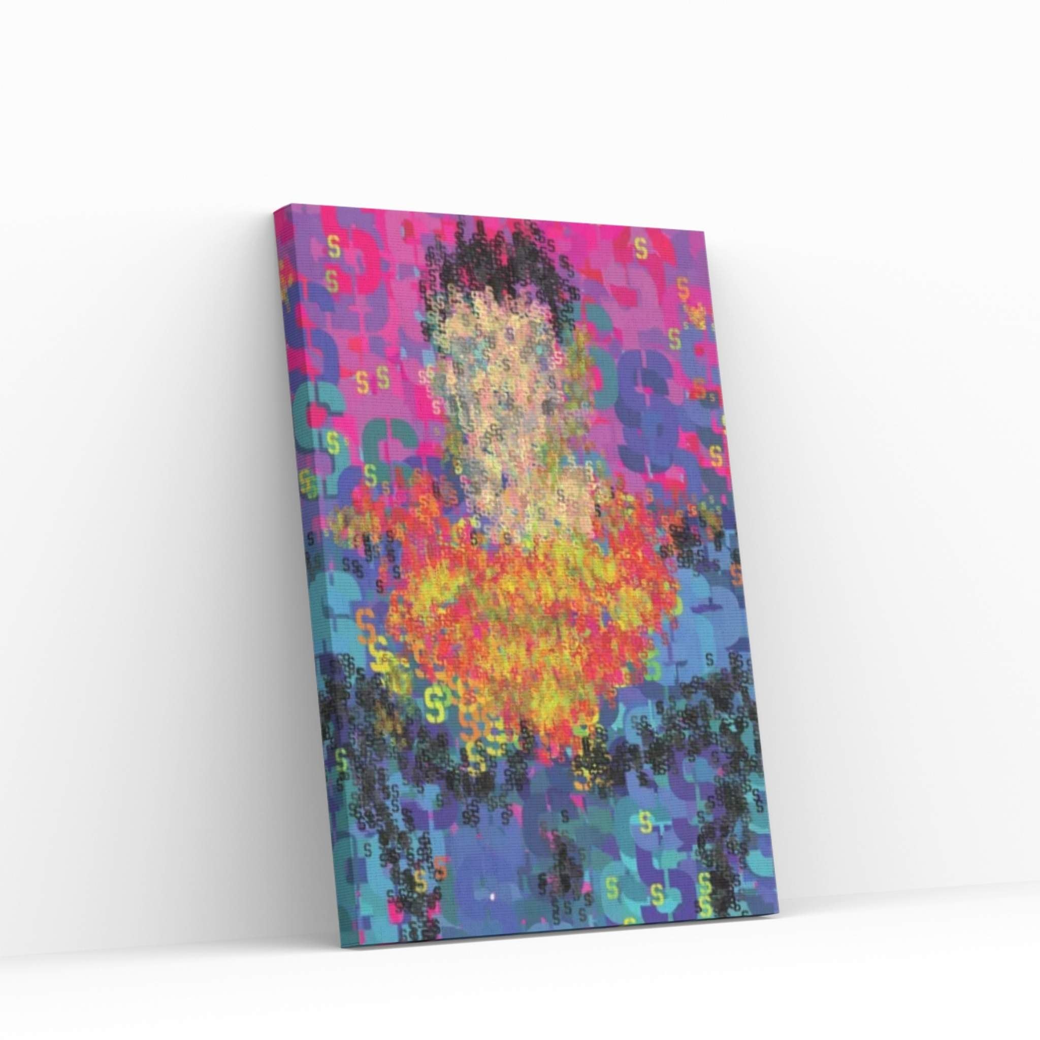 Superhero Type Art Superman Canvas Wall Art - Y Canvas