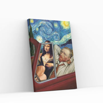 Starry Night Canvas Wall Art - Y Canvas