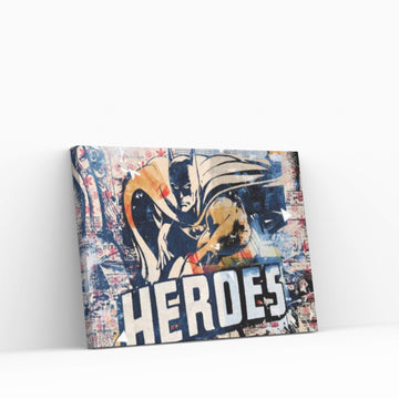 Heroes Canvas Wall Art - Y Canvas