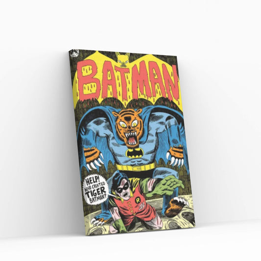 Tiger Batman Canvas Wall Art - Y Canvas