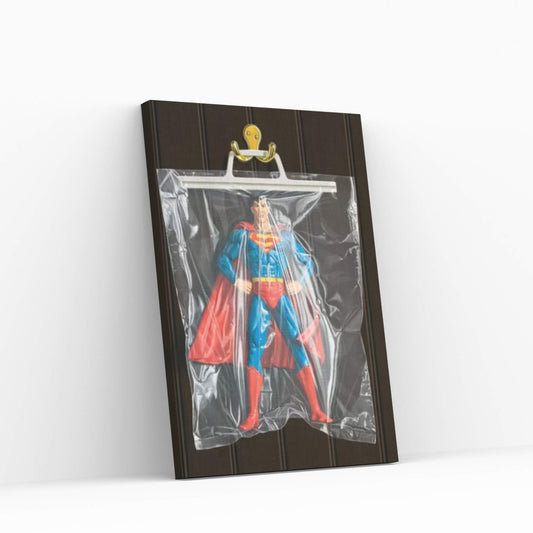 Clark Kent (Dark Background) Canvas Wall Art - Y Canvas