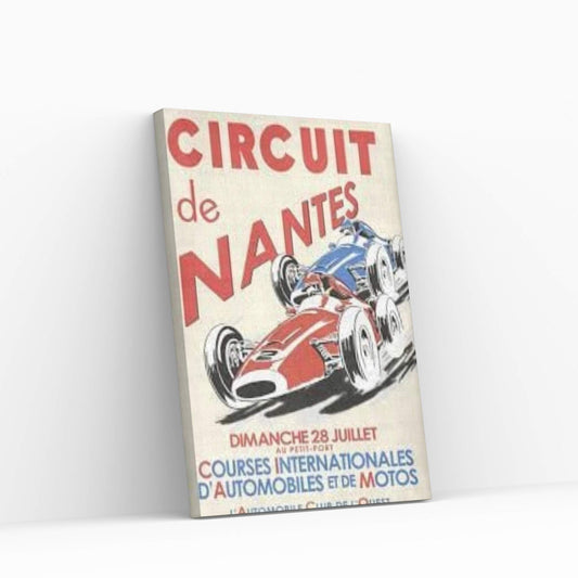 Circuit De Nantes 1946 Canvas Wall Art - Y Canvas