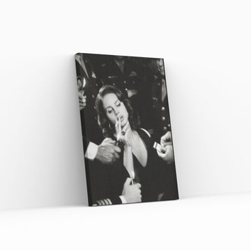 Lana Del Rey Smoke Cigarettes Music Poster - Y Canvas