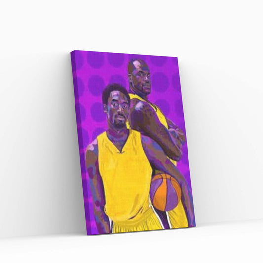 The Dynamic Duo Canvas Wall Art - Y Canvas