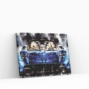 Car 2017 Pagani Huayra Roadster Canvas Wall Art - Y Canvas