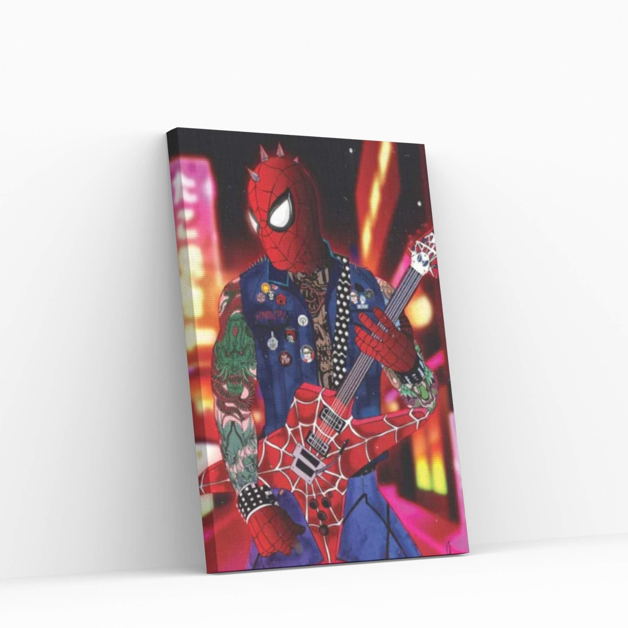 Spider Punk Canvas Wall Art - Y Canvas