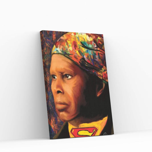 Harriet Tubman SuperHero Canvas Wall Art - Y Canvas