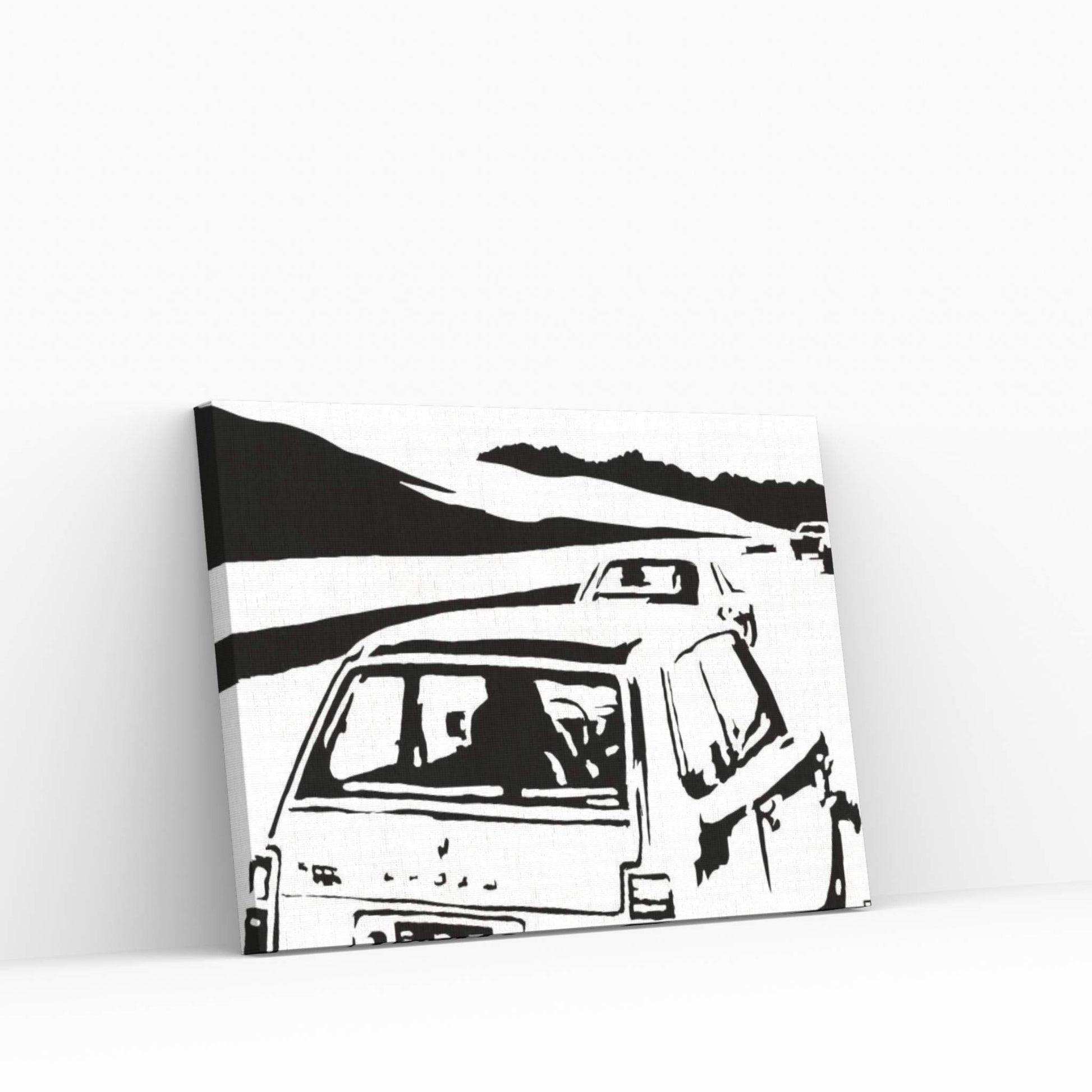 Vintage Cars Canvas Wall Art - Y Canvas