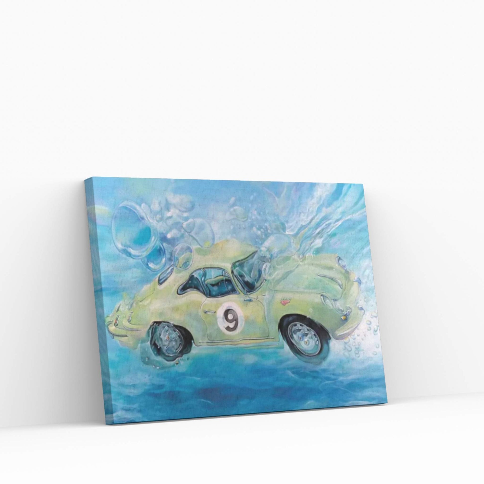 Porsche No. 9 Canvas Wall Art - Y Canvas