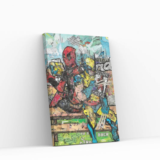 Deadpool & Wolverine Cleveland Edgewater Beach Canvas Wall Art - Y Canvas