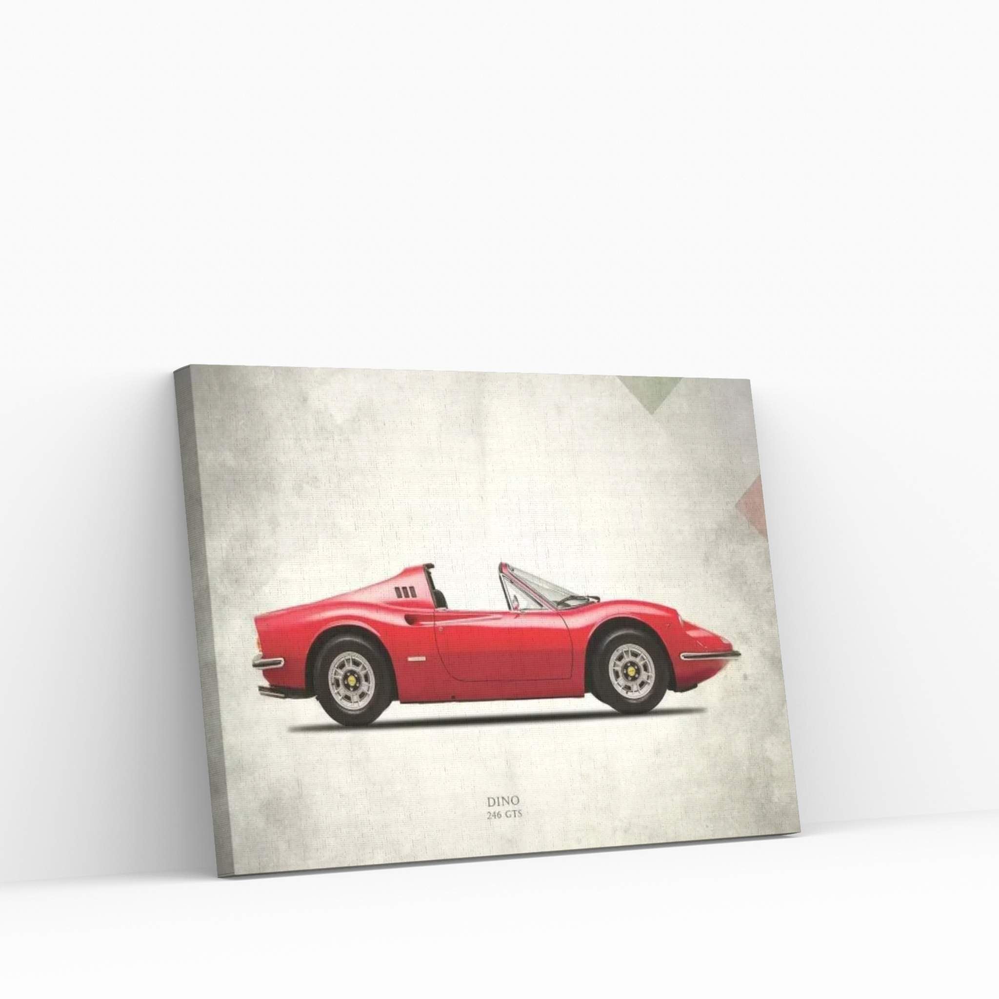 1973 Ferrari Dino 246 GTS Canvas Wall Art - Y Canvas