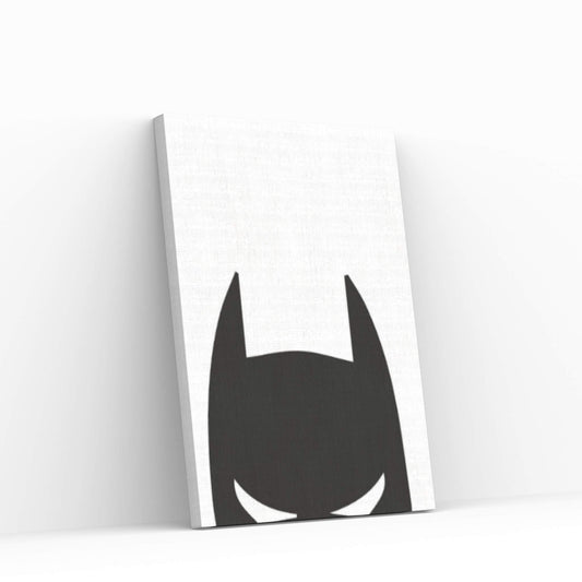 Batman Head Canvas Wall Art - Y Canvas