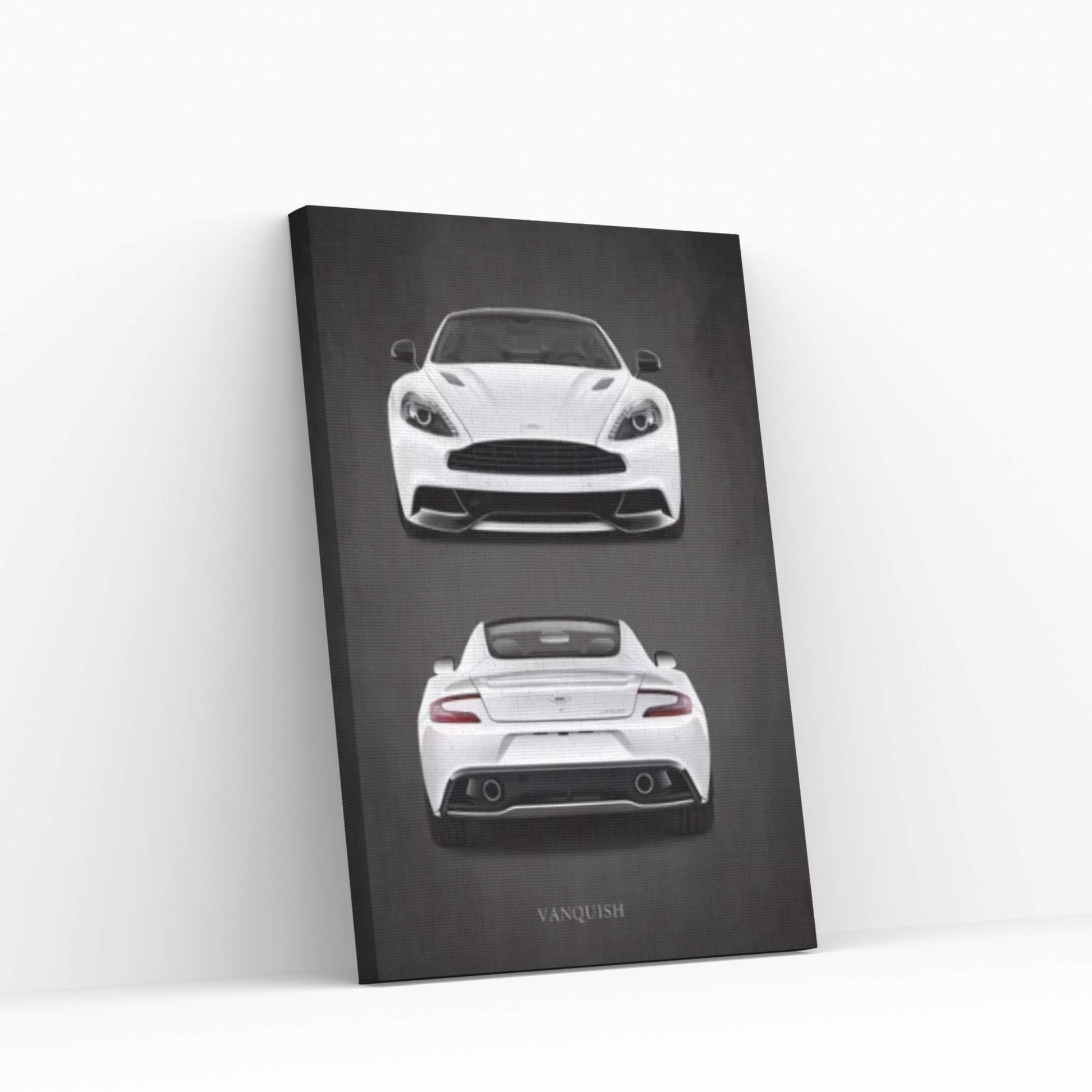 Aston Martin Vanquish Canvas Wall Art - Y Canvas