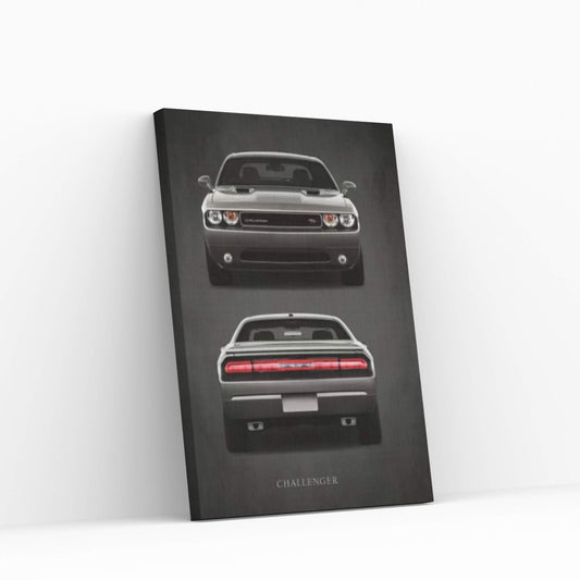 Dodge Challenger RT Canvas Wall Art - Y Canvas