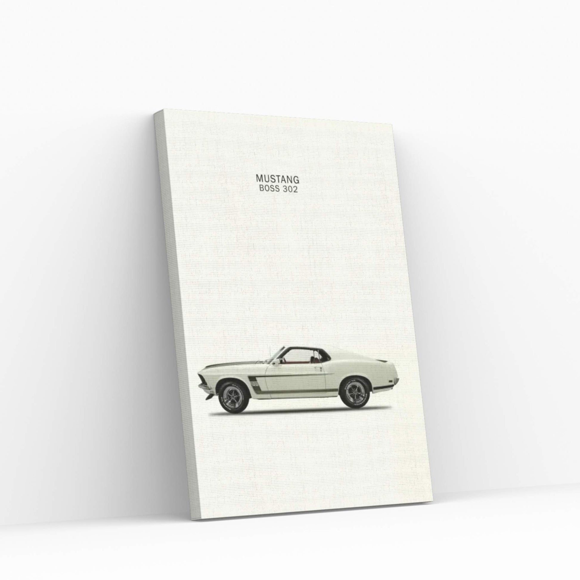 1969 Ford Mustang Boss 302 Canvas Wall Art - Y Canvas