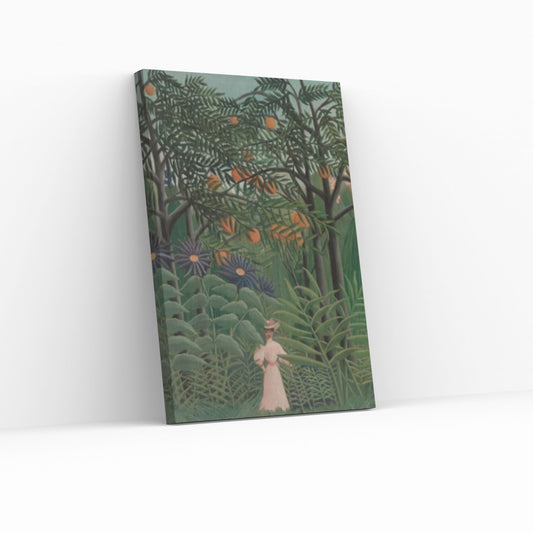 Henri Rousseau Prints, The Equatorial Jungle 1909, Merry Jesters 1906, Jungle tropical poster - Y Canvas